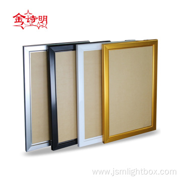 Wall mounted aluminum snapper frame advertising light box